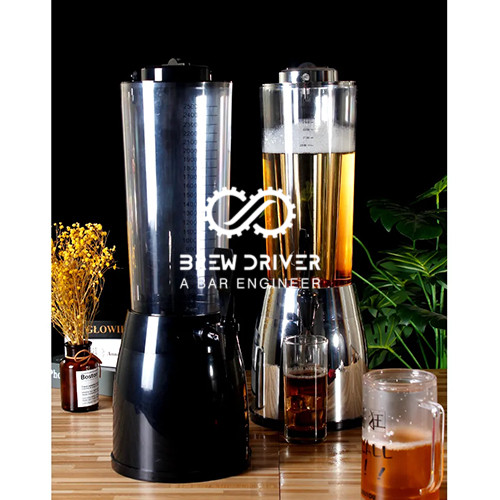 2.5l beer tower dispenser plastic drink