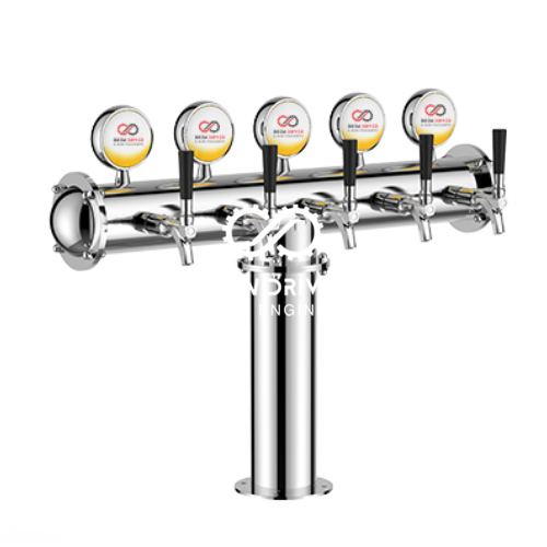 t shape beer tower